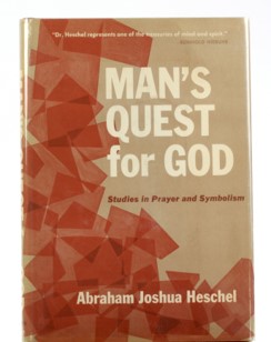 Book Cover-Man's Quest for God, with brown blocks