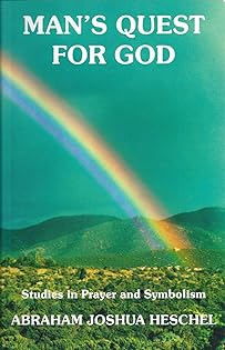 Book Cover-Man's Quest for God with rainbow