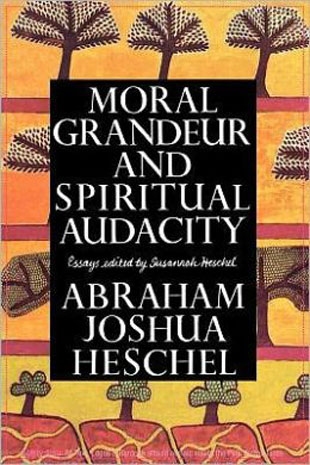 Book Cover-Moral Grandeur and Spiritual Audacity, with bright image of trees